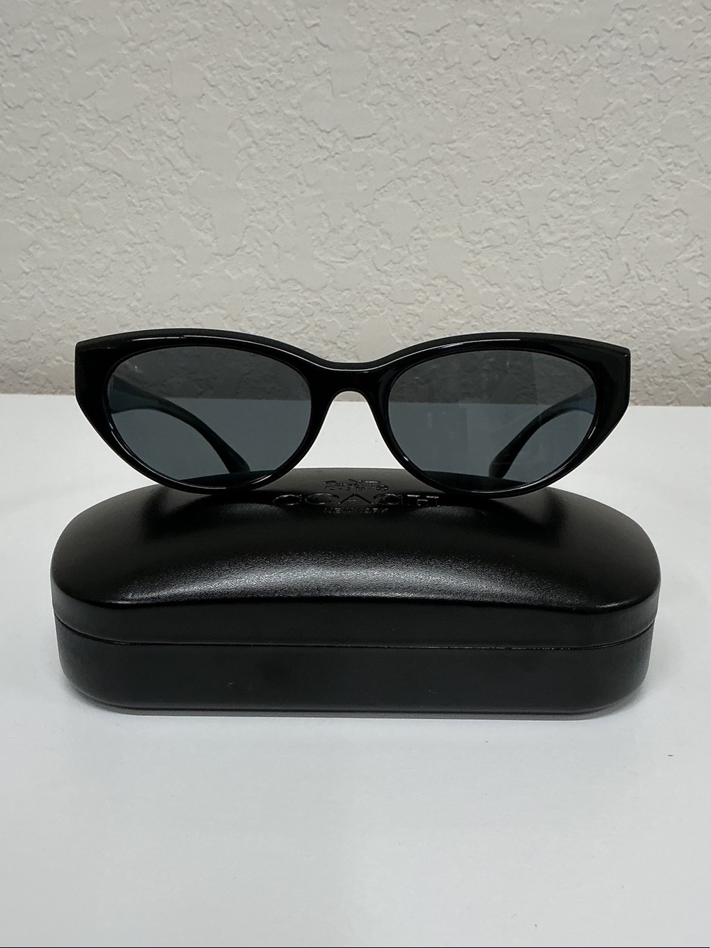 Coach Black Cat-Eye Sunglasses